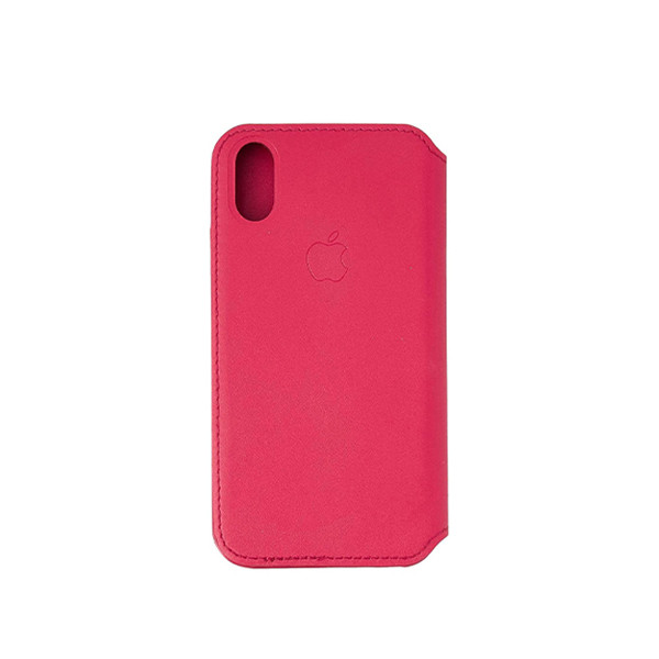 Apple iPhone X Leather Folio Case - Red, mobiles, lebanon, samsung, iphones, new, used, laptops, computers, huawei, phone, mobile prices in lebanon,mobile prices