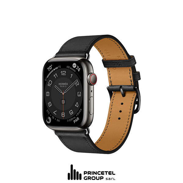 Apple Watch Hermes S8 Space Black Stainless Steel Case 45mm