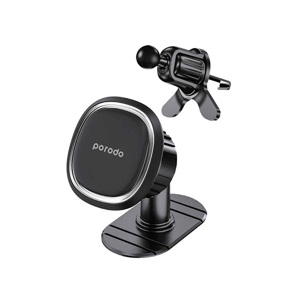 Porodo 2 in1 Magnetic Car Phone Holder Black, mobiles, lebanon, samsung, iphones, new, used, laptops, computers, huawei, phone, mobile prices in lebanon,mobile prices