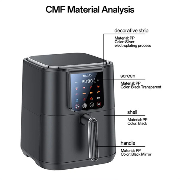 Yesido Air Fryer EC35 6L Air Fryer 1500W 12 Preset Menus Touchscreen NTC - mobile shop in Hamra, Beirut, Lebanon. New and used phones, iPhone, Samsung, Huawei, Xiaomi, Oppo, Realme, Honor, Google Pixel, tablets, laptops, computers, and accessories. متجر موبايلات في الحمرا، بيروت، لبنان. هواتف جديدة ومستعملة، آيفون، سامسونج، هواوي، شاومي، أوبو، ريلمي، هونر، جوجل بيكسل، أجهزة لوحية، لابتوبات، كمبيوترات، واكسسوارات.