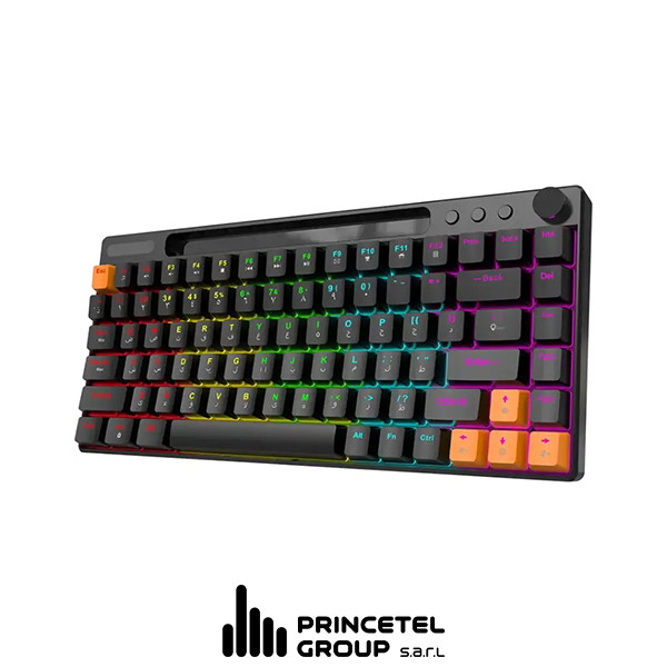 Porodo Gaming Wired Mechanical  Keyboard - Black - mobile shop in Hamra, Beirut, Lebanon. New and used phones, iPhone, Samsung, Huawei, Xiaomi, Oppo, Realme, Honor, Google Pixel, tablets, laptops, computers, and accessories. متجر موبايلات في الحمرا، بيروت، لبنان. هواتف جديدة ومستعملة، آيفون، سامسونج، هواوي، شاومي، أوبو، ريلمي، هونر، جوجل بيكسل، أجهزة لوحية، لابتوبات، كمبيوترات، واكسسوارات.