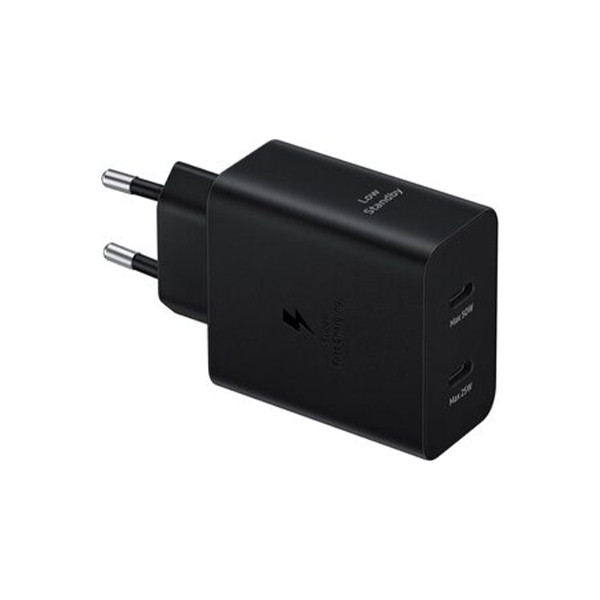 Samsung 50W PD Power  Adapter with 5A USB-c to USB-C cable 2- PIN EU -  Black, mobiles, lebanon, samsung, iphones, new, used, laptops, computers, huawei, phone, mobile prices in lebanon,mobile prices