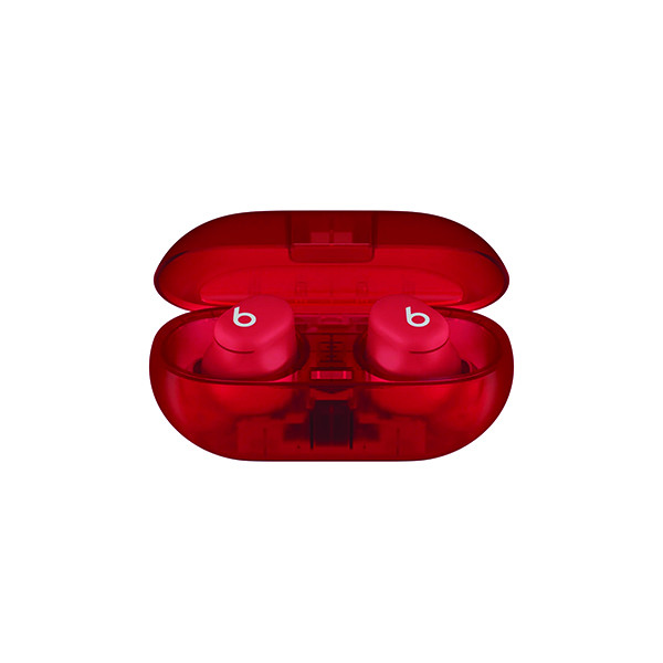 Beats Solo Buds Wireless Earphone - Transparent Red, mobiles, lebanon, samsung, iphones, new, used, laptops, computers, huawei, phone, mobile prices in lebanon,mobile prices