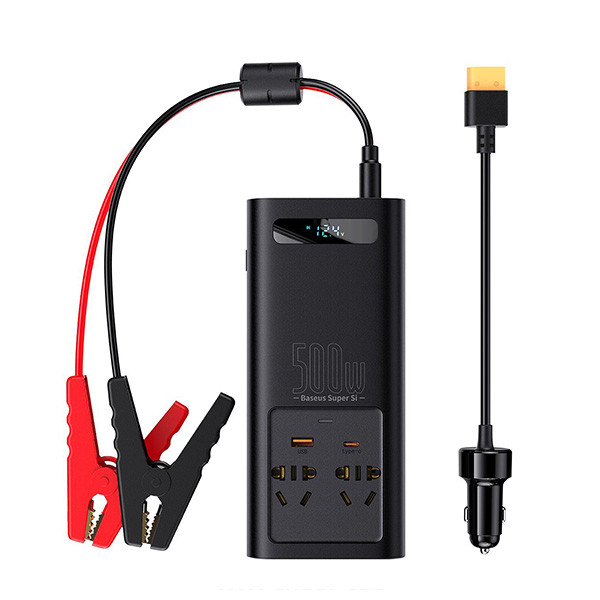 Baseus Car Power Inverter 500w, mobiles, lebanon, samsung, iphones, new, used, laptops, computers, huawei, phone, mobile prices in lebanon,mobile prices