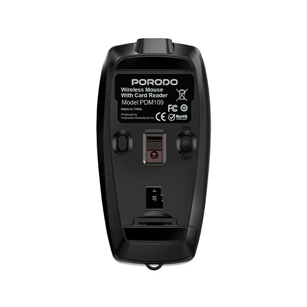 Porodo Bluetooth Mouse With Crd Reader+Type-C Charging - Silver - mobile shop in Hamra, Beirut, Lebanon. New and used phones, iPhone, Samsung, Huawei, Xiaomi, Oppo, Realme, Honor, Google Pixel, tablets, laptops, computers, and accessories. متجر موبايلات في الحمرا، بيروت، لبنان. هواتف جديدة ومستعملة، آيفون، سامسونج، هواوي، شاومي، أوبو، ريلمي، هونر، جوجل بيكسل، أجهزة لوحية، لابتوبات، كمبيوترات، واكسسوارات.