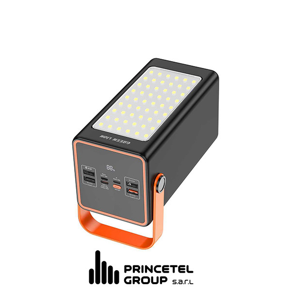 Green Lion Thunder 90 Power  Bank 90000mAh PD 20W QC3.0 22.5W - Black - mobile shop in Hamra, Beirut, Lebanon. New and used phones, iPhone, Samsung, Huawei, Xiaomi, Oppo, Realme, Honor, Google Pixel, tablets, laptops, computers, and accessories. متجر موبايلات في الحمرا، بيروت، لبنان. هواتف جديدة ومستعملة، آيفون، سامسونج، هواوي، شاومي، أوبو، ريلمي، هونر، جوجل بيكسل، أجهزة لوحية، لابتوبات، كمبيوترات، واكسسوارات.