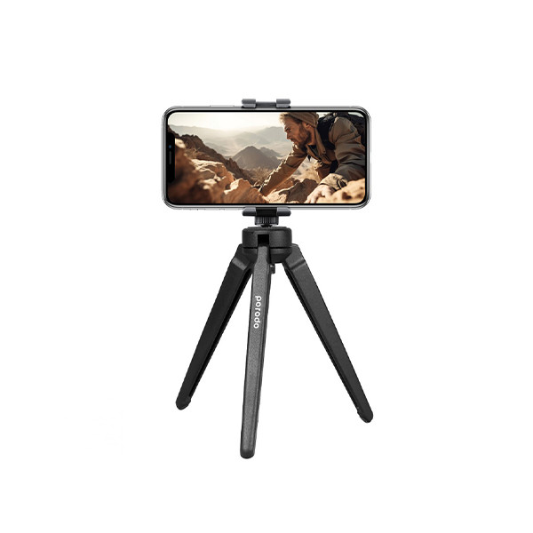 Porodo Table Tripod - Black, mobiles, lebanon, samsung, iphones, new, used, laptops, computers, huawei, phone, mobile prices in lebanon,mobile prices