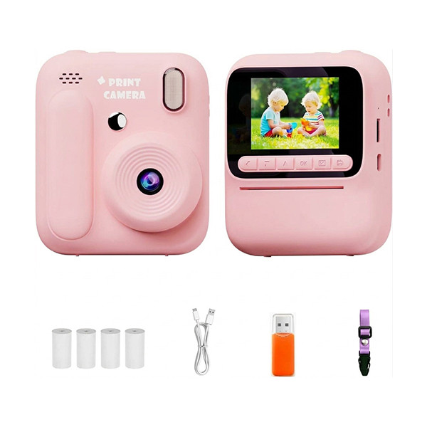 Camera Digital Mini Pr-07- Pink - mobile shop in Hamra, Beirut, Lebanon. New and used phones, iPhone, Samsung, Huawei, Xiaomi, Oppo, Realme, Honor, Google Pixel, tablets, laptops, computers, and accessories. متجر موبايلات في الحمرا، بيروت، لبنان. هواتف جديدة ومستعملة، آيفون، سامسونج، هواوي، شاومي، أوبو، ريلمي، هونر، جوجل بيكسل، أجهزة لوحية، لابتوبات، كمبيوترات، واكسسوارات.