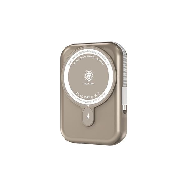 Green Lion Monaco 10000mAh MagSafe Power Bank Desert Titanium, mobiles, lebanon, samsung, iphones, new, used, laptops, computers, huawei, phone, mobile prices in lebanon,mobile prices