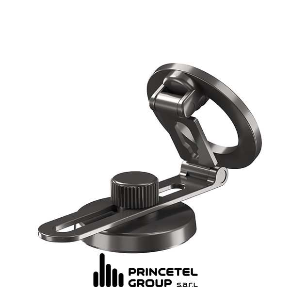 Porodo Magesafe Magnet  Mount with Double folding and 360 " rotation -  Black - mobile shop in Hamra, Beirut, Lebanon. New and used phones, iPhone, Samsung, Huawei, Xiaomi, Oppo, Realme, Honor, Google Pixel, tablets, laptops, computers, and accessories. متجر موبايلات في الحمرا، بيروت، لبنان. هواتف جديدة ومستعملة، آيفون، سامسونج، هواوي، شاومي، أوبو، ريلمي، هونر، جوجل بيكسل، أجهزة لوحية، لابتوبات، كمبيوترات، واكسسوارات.