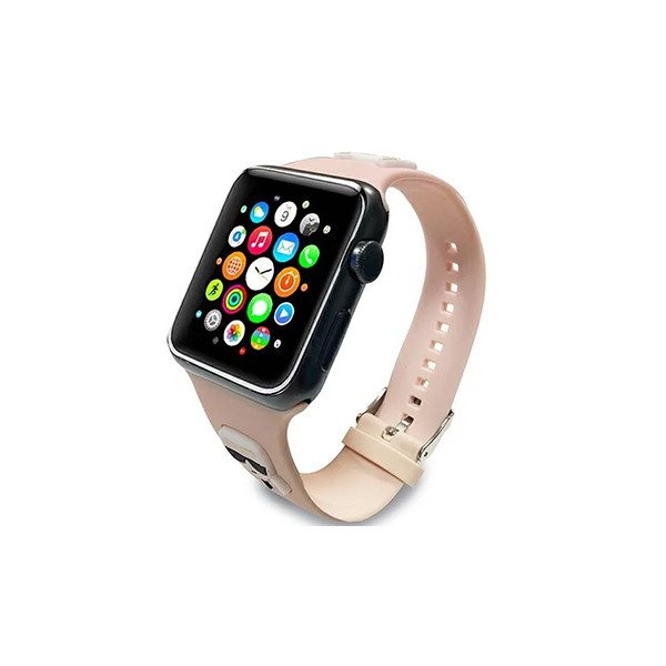 Karl  LAagerfeld & Cat Pink Watch Strap 38/40MM, mobiles, lebanon, samsung, iphones, new, used, laptops, computers, huawei, phone, mobile prices in lebanon,mobile prices