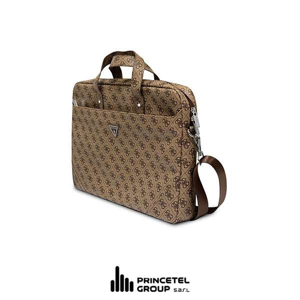 Guess Gucb15p4tw 16 Inch Brown Saffiano 4g Hot Stamp Triangle Logo - mobile shop in Hamra, Beirut, Lebanon. New and used phones, iPhone, Samsung, Huawei, Xiaomi, Oppo, Realme, Honor, Google Pixel, tablets, laptops, computers, and accessories. متجر موبايلات في الحمرا، بيروت، لبنان. هواتف جديدة ومستعملة، آيفون، سامسونج، هواوي، شاومي، أوبو، ريلمي، هونر، جوجل بيكسل، أجهزة لوحية، لابتوبات، كمبيوترات، واكسسوارات.