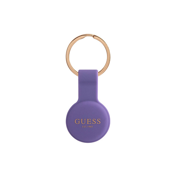 Guess Case Apple Airtag Vintage Script Locator Key Purple, mobiles, lebanon, samsung, iphones, new, used, laptops, computers, huawei, phone, mobile prices in lebanon,mobile prices