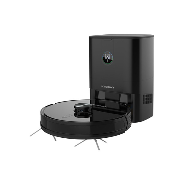 Powerology Smart Station Robot Vacuum & Mop - Black, mobiles, lebanon, samsung, iphones, new, used, laptops, computers, huawei, phone, mobile prices in lebanon,mobile prices