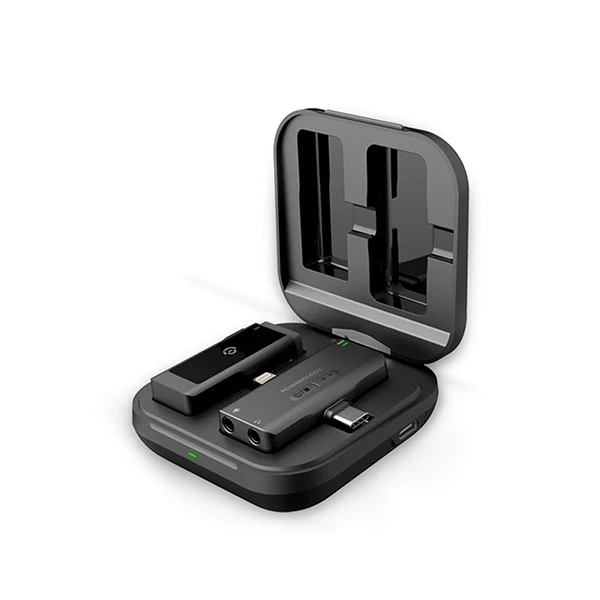 Powerology PWMICBK MFI Dual Connector Wireless Microphone X1 Mic Made For IPhone & IPad, mobiles, lebanon, samsung, iphones, new, used, laptops, computers, huawei, phone, mobile prices in lebanon,mobile prices