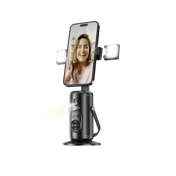 Porodo Face Tracking Smart Mount with Detachable Fill Light, Gesture Control, Wireless Shutter, mobiles, lebanon, samsung, iphones, new, used, laptops, computers, huawei, phone, mobile prices in lebanon,mobile prices