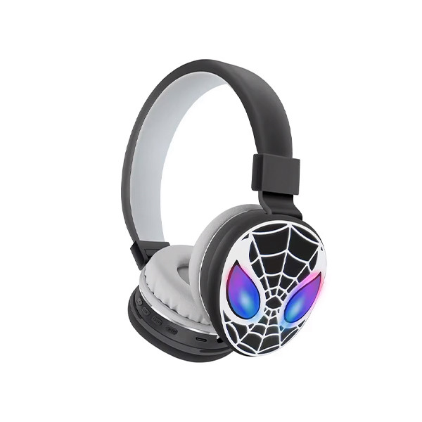 Cartoon Headset Bluetooth Spiderman Wireless AH-806E Black, mobiles, lebanon, samsung, iphones, new, used, laptops, computers, huawei, phone, mobile prices in lebanon,mobile prices