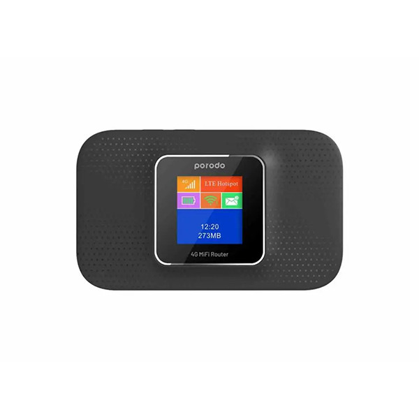 Porodo 4G LTE Portable High-Speed Router 3000mAh -Black, mobiles, lebanon, samsung, iphones, new, used, laptops, computers, huawei, phone, mobile prices in lebanon,mobile prices